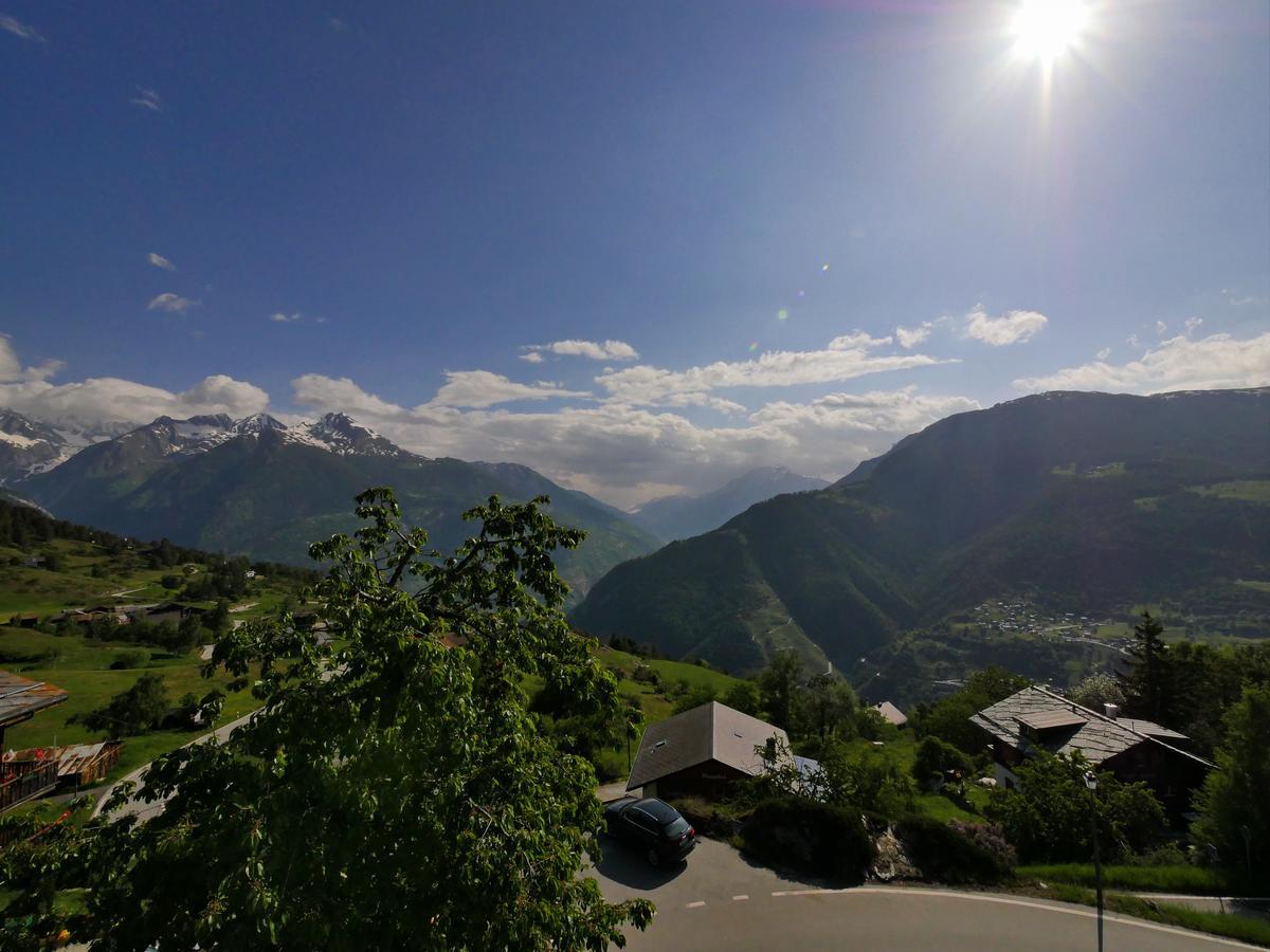 Hotel Alpenblick Zeneggen Exterior foto